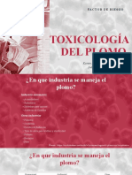 Toxicologia Del Plomo