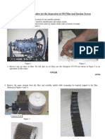 inspection of oil filter