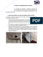 OBSERVACIONE Y RECOMENDACIONES TECNICAS pdf