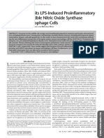 Lycopene Inhibits LPS-Induced Proinflammatory Mediator Inducible Nitric Oxide Synthase in Mouse Macrophage Cells