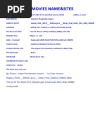 A Collection of Movie Files from Various Genres and Years | PDF ...