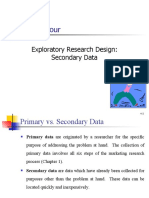 Chapter Four: Exploratory Research Design: Secondary Data