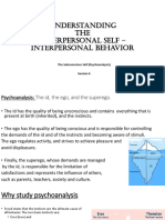 Understanding The Interpersonal Self - Interpersonal Behavior