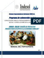 Manual del Participante. Curso Taller Diseño de Proyectos Productivos en Apoyo a la Economía Familiar.pdf