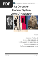 Le Corbusier Modulor System Unite D' Habitation: Architect Profile... 2 System Building Reference