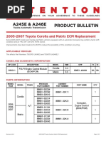 A245E/A246E Transmission Diagrams | PDF | Valve | Toyota