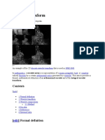 Wavelet Transform: From Wikipedia, The Free Encyclopedia