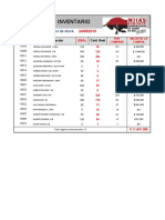 Inventario: Tipo: Simple y Con Control de Stock