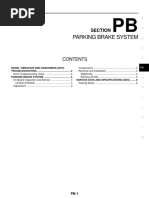 Parking Brake System: C Ntents