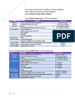 Training Schedule For The First Call Phone Survey+CEUpdated