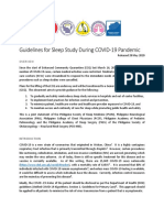 Sleep Study Guideline in Covid-19 FINAL