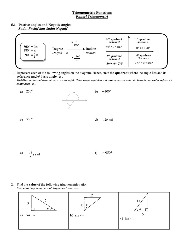Sudut Positif Sudut Negatif Pdf