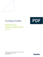 Fielder Budget & Forecasting - Technical