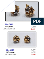 Jewelry 2019 Costing