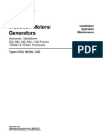 Induction Motors/ Generators: Installation Operation Maintenance