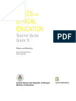 Civics Ethical Education: Teacher Guide Grade 10