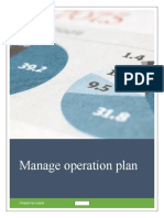 Manage Operation Plan: STUDENT ID: S10195