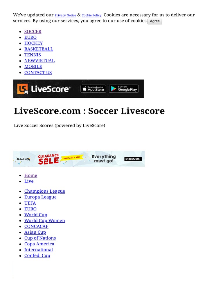 Live soccer play by play