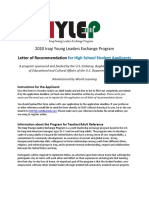 IYLEP Recommendation 2020