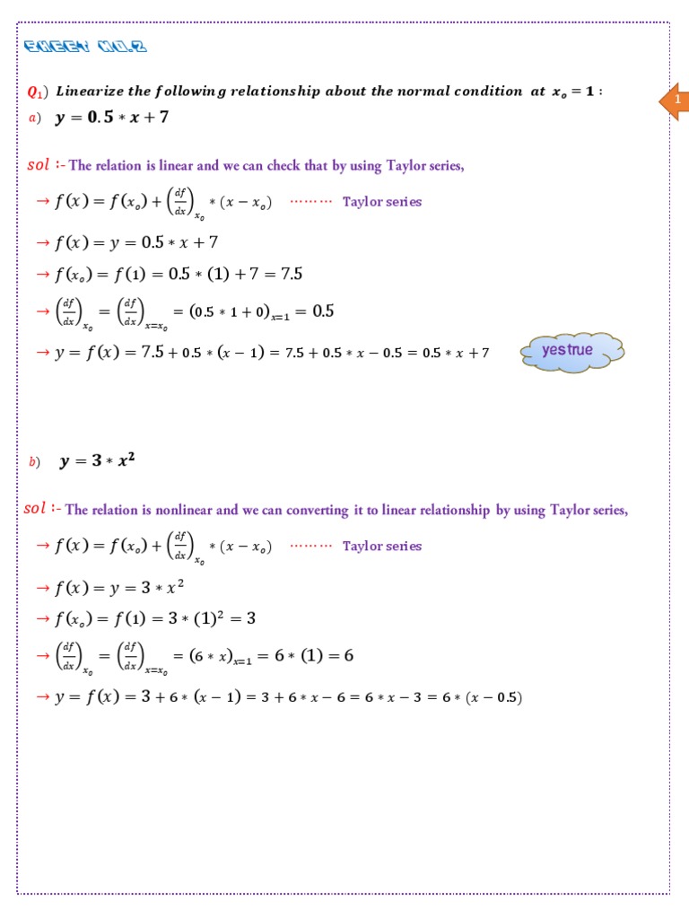 Linearization of Nonlinear Functions | PDF | Teaching Mathematics | Nature