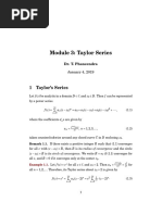 Module 3: Taylor Series