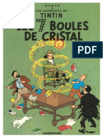 12. Tintin Les 7 boules de cristal