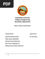 Salahaddin University College of Engineering Geomatics Department