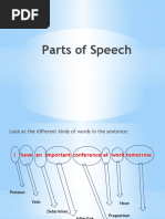 Lecture 1 Parts of Speech