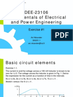 DEE-23106 Fundamentals of Electrical and Power Engineering: Exercise #1