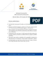 Informe de Situación Sobre Coronavirus COVID-19 en Uruguay (03 06 2020) - 0 PDF