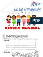 Cuaderno de Actividades Kinder Musical (4-5años)