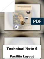 Chap 006 (Technical Note) Facility Layout (Operations Management)