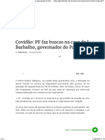 Covidão - PF Faz Buscas Na Casa de Helder Barbalho, Governador Do Pará