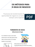 GENERACIÓN DE IDEAS DE NEGOCIO - PARA EXPONER