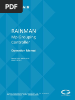 Rainman Controller Grouping Operations Manual