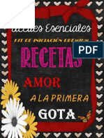 Recetas de Aceites Esenciales Amor A La Primera Gota - Brandy Jones Arnold