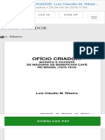 (PDF) OFÍCIO CRIADOR Luiz Claudio M. Ribeiro - Academia - Edu