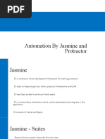 Automation by Jasmine and Protractor