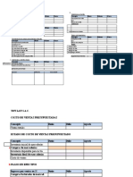 Presupuesto Financiero - Casos 1 y 2 - Plantillas