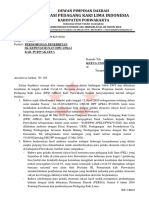 Surat Permohonan SK pengurus Purwakarta