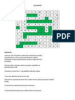 CRUCIGRAMA DE FUNCIONES DE EXCEL