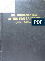 The Fundamentals of The Thai Language | PDF