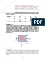 Termodinâmica A – Lista de Exercícios 2