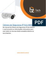 Manual: Câmera de Segurança IP Axis M2025-L