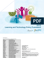 Learning and Technology Policy Framework Web