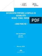 Interventia Timpurie La Copii Cu Dizabilitati Ghid Practic - Web