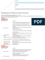 Indonesian Tax Refresh - Pengelompokan & Tarif Penyusutan Aktiva Tetap Fiskal