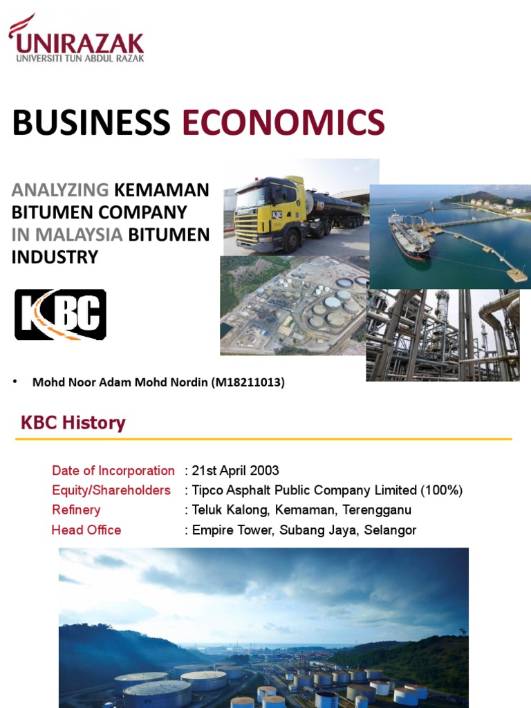 Kemaman Bitumen Company Analysis | PDF | Asphalt | Road Surface