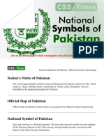 National Symbols of Pakistan - Pakistan General Knowledge-1 PDF