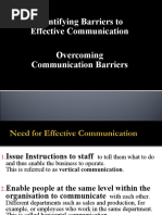 Barriers To Effective Communication